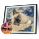 thumbnail image 3 of Cuadros Decorativos Kit de pintura de diamante 5D DIY gato taladro redondo completo cuadro de diamantes de imitación manualidades para el hogar Ehuebsd Nuevos Originales, 3 of 9
