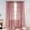 Baby Pink, variant on Linen Light Pink Sheer Curtains for Girls Room, Rod Pocket & Back Tab Thick Flax Linen Weave Privacy Assured with Light Filtering Window Drapes for Bedroom, W55 x L96, 2 Panels