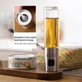 thumbnail image 4 of 2 pieces oil sprayer bottle 100ML, oil sprayer, transparent oil sprayer, olive oil spray pump sprayer atomizer for cooking, 4 of 5