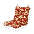 thumbnail image 6 of Greendale Home Fashions Outdoor Tufted 42'' x 21'' Chair Cushion, Roma Floral, 6 of 8
