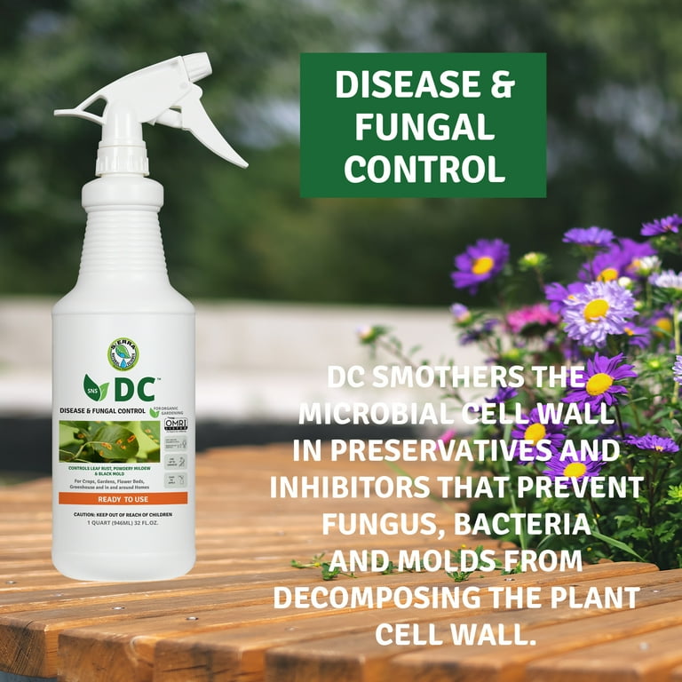 SNS DC Disease and Fungai Control RTU - Organic Control of Plant Diseases  and Fungi - 32 fl oz Spray Bottle by SNS