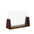 thumbnail image 1 of Clear Wood Photo Base Wooden Photo Frame Display Stand for Certificate 1Set, 1 of 2