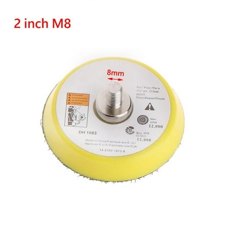 

BAMILL 2/3/5 inch Polishing Sanding Disc Backing Pad Hook And Loop For Pneumatic Sander