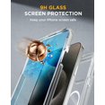 thumbnail image 2 of XUCP-Magnetic for iPhone 15 Pro Case, Full-Body Military Drop-Proof Fit for MagSafe, Anti-Scratch 15 Pro Bumper Cover 6.1 inch with Built-in Glass Screen Protector & Camera Protector, Clear, 2 of 4