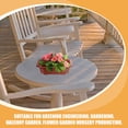 thumbnail image 4 of Phenofice 5Pcs Dark Red Plastic Planter Rectangular For Gardening And Home Furnishings, 4 of 8