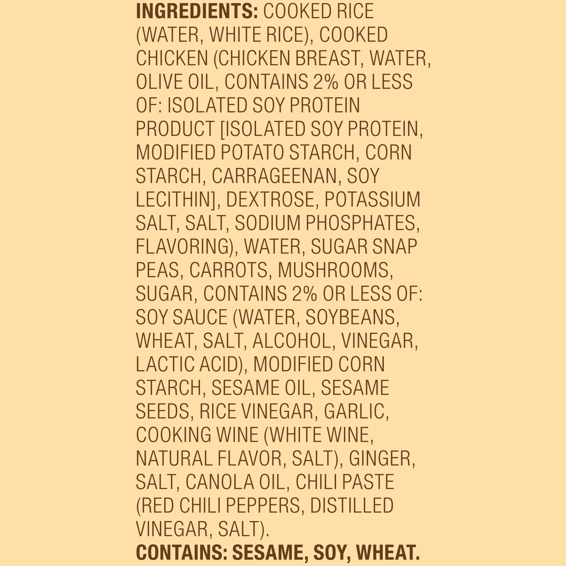 Healthy Choice Cafe Steamers Sweet Sesame Chicken, High Protein Frozen Meal, 9.75 oz. Bowl