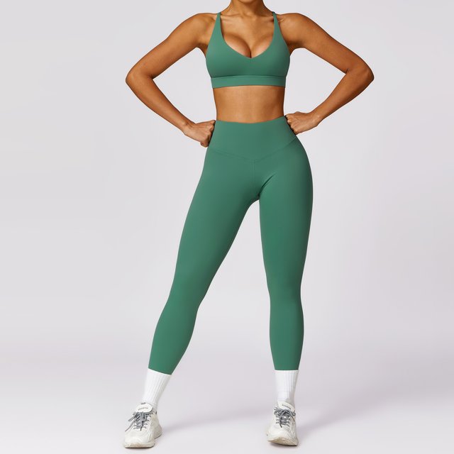 Conjuntos de 2/3/4 piezas para mujer, conjunto de entrenamiento para gimnasio, conjunto de yoga para mujer, ropa deportiva, conjunto de chándal, camiseta deportiva, ropa deportiva