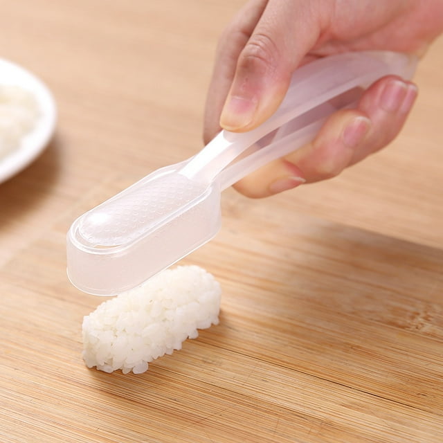 Molde de bola de arroz de dibujos animados para niños, bola de arroz triangular de algas marinas, material pp de grado alimenticio, herramientas para hornear