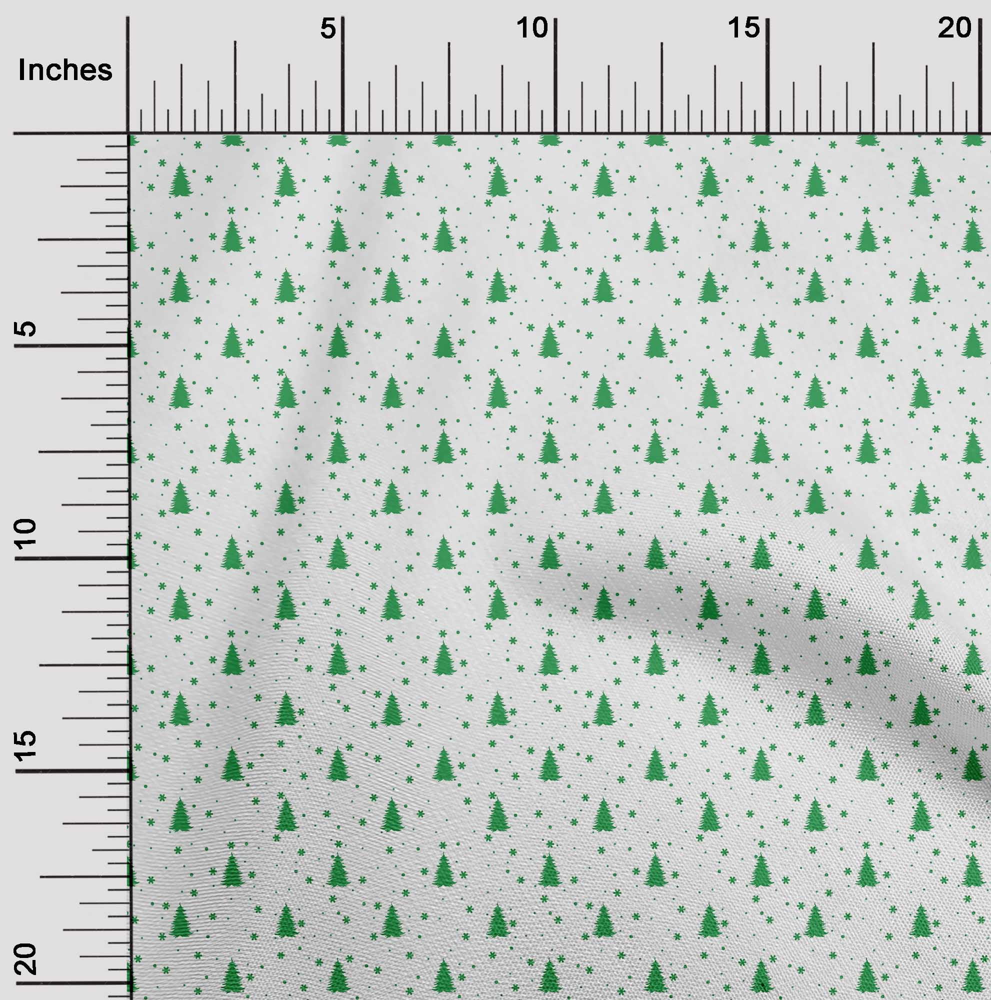 oneOone Cotton Jersey White Fabric Merry Christmas Fabric For Sewing Printed Craft Fabric By The Yard 58 Inch Wide-YE0