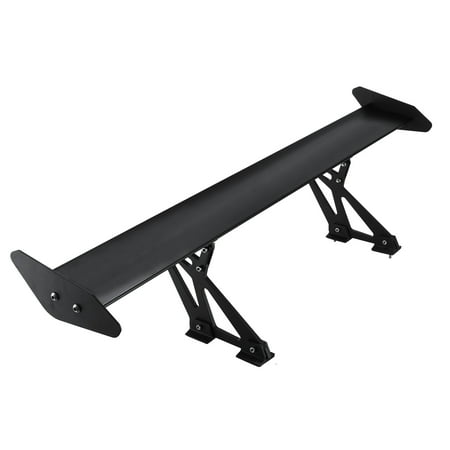 Friendly Duck - BestEquip Single Rear GT Wing 43.3inch GT Wing Spoiler Adjustable Angel Single-Deck Aluminum Spoiler Aluminum Car Rear Wing Single Deck