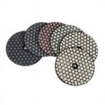 thumbnail image 2 of 60 Pcs 100 mm Dry Polishing Pad 4 Inch Sharp Type Diamond Polishing Pads for Granite Marble Sanding Disc for Stone, 2 of 3