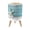 Color 4, variant on Small Trash Can with Lid Starfish Shell Teal Beach Nature Seashells Fishing Net Weathered 1.8 Gallon Dog Proof Trash Can Round Garbage Can Waste Bin Wastebasket for Bathroom Bedroom Living Room