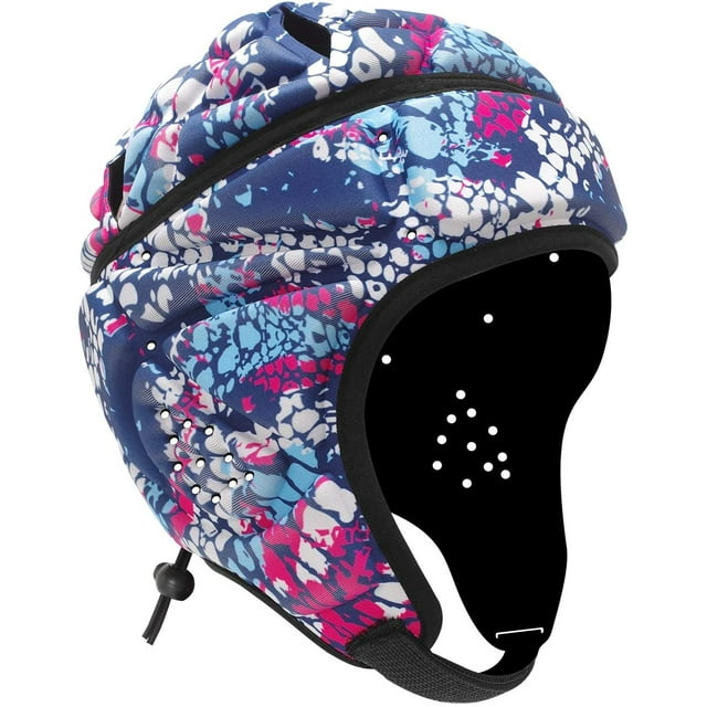 Mult-Color Soft Helmet Flag Football Rugby Goalkeeper Helmet Scrum Cap Soft Shell Helmet Soccer Headgear Special Needs Protection for Youth Adults