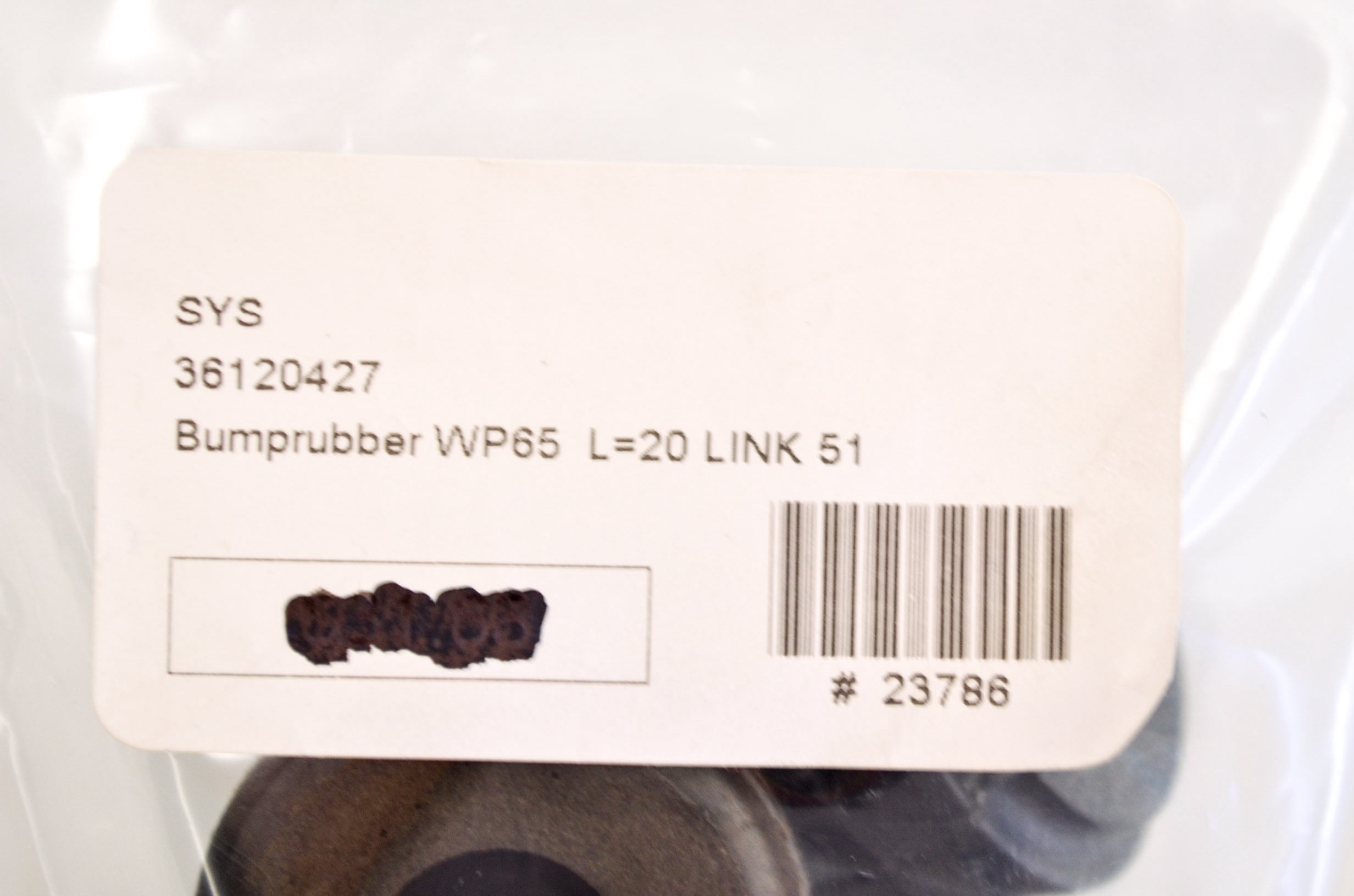OEM KTM 36120427 Rubber Bumper WP65 L=20 NOS - Walmart.com 