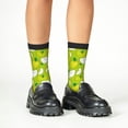 thumbnail image 4 of Naloa Green Apple Kids Socks Unisex Kids and Toddlers' Crew Socks, ,1 Pairs, 4 of 5