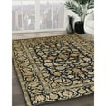 thumbnail image 2 of Ahgly Company Indoor Rectangle Traditional Metallic Gold Persian Area Rugs, Swatch Sample, 2 of 6