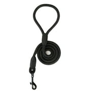 Hearth & Gear Durable Leash For Small Retractable Nylon With Comfortable Padded Handle And Reflective Stitching For Night Walking Dog with Leash Standard Dog Leash 4 Ft Dog Leash Nylon Teal Dog Leash