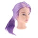 thumbnail image 2 of Cabeza de maniquí Baoblaze de fibra sintética 23 pulgadas Violeta cro Cabeza de peinado, 2 of 8