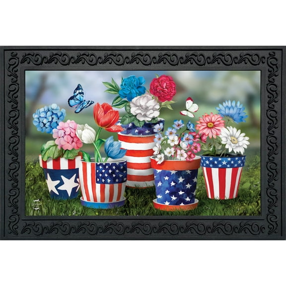 Briarwood Lane America In Bloom Summer Doormat