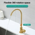 thumbnail image 3 of Suyin Kitchen Filtered Faucet Stainless Steel Direct Purifier Direct Drinking Tap Single Cold Water Sink Faucet Gold Water Faucet, 3 of 8