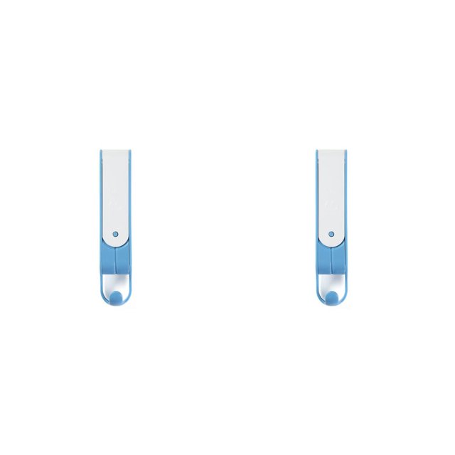 Kearding Gancho autoadhesivo montado en la pared sin perforaciones Ganchos para colgar en la parte trasera plegable Soporte para colgar bolsas multiusos Azul 2piezas Kearding CBP485589