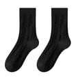 thumbnail image 2 of Winter Socks, Women's Thick Cotton Mid Calf Socks, Seamless Toe Boneless Socks, Cable Knit Socks for Women, Cold Days, Boots, Warm & Comfortable, Gift Pack Baberdicy, Ideal for Women, 2 of 3