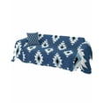 thumbnail image 2 of Navy Blue Geometric Sofa Covers for 3 Cushion,Washable Couch Cover for Sectional Sofa Slipcoverwith Tassel,Minimalist Boho Aztec Bohemian Morocco Loveseat Covers Futon Cover Throw Blanket 71x118, 2 of 8