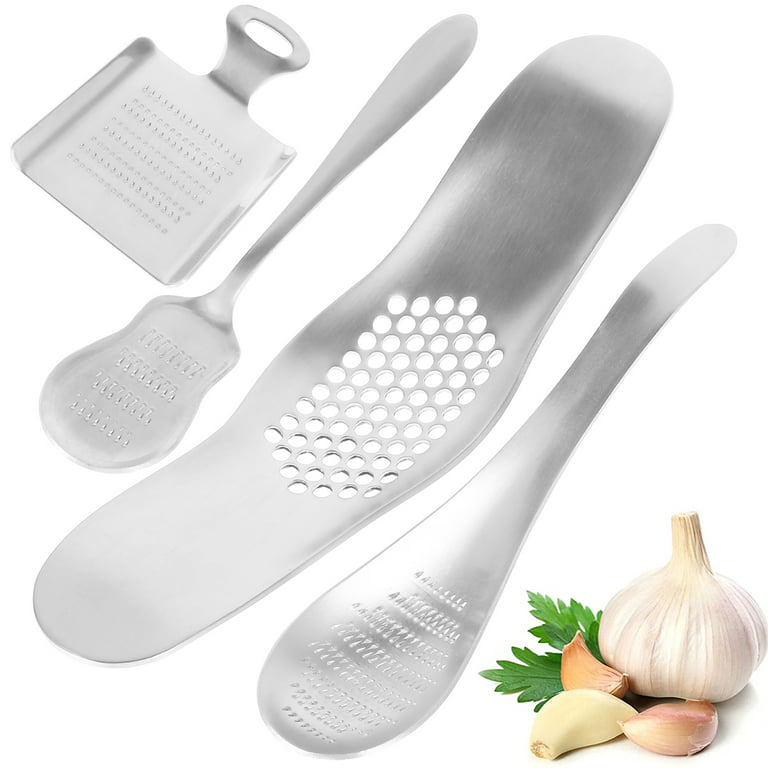 Household Kitchen Stainless Steel Square Shaped Garlic Ginger