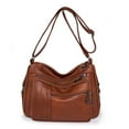 thumbnail image 5 of MUSOIE Large Crossbody Bags for Women Multi Pockets Shoulder Bags Soft Vintage Vegan Leather Purses, 5 of 9
