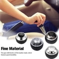 thumbnail image 3 of Ruiboury Leather Car Gear Shift Knob Modified Solid Color Manual Detachable Automotive Vehicle Shifter Part Accessories Silver 5 Gear, 3 of 6