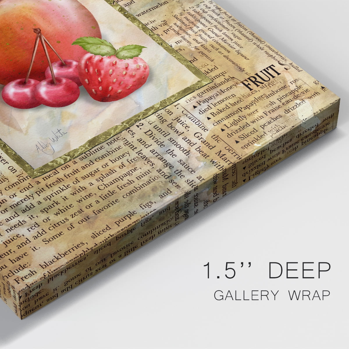 Mixed Fruit I Premium Gallery Wrapped Canvas - Ready to Hang