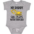 thumbnail image 3 of Inktastic Construction Daddy Still Plays with Trucks Boys or Girls Baby Bodysuit, 3 of 5