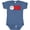 Indigo, variant on Inktastic One with Baseball Baby's First Birthday Boys or Girls Baby Bodysuit