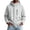 Gray, variant on FRSASU Men's Hooded Rain Jacket, Water‑Resistant Zip Up Outdoor Windbreaker Jacket with Multiple Pockets Yellow