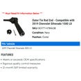 thumbnail image 2 of Outer Tie Rod End - Compatible with 2019 Chevy Silverado 1500 LD, 2 of 2