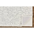 thumbnail image 4 of Natal Modern Medallion Rug, Ivory/Charcoal, 8ft x 10ft Area Rug, 4 of 7