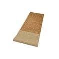 thumbnail image 3 of Machine Washable Custom Size Runner Rug Solid Scroll Floral Beige Color Slip skid Resistant Latex Back Rug Runner Customize Length By Feet and 25.5" Width, 3 of 10