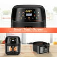 thumbnail image 4 of GPED Air Fryer, 7.5 QT 8-in-1 Oilless Air Fryer Oven with Visible Cooking Window, Nonstick and Dishwasher-Safe Basket, Customized Temp/Time, Including Air Fryer Paper Liners 50PCS, Black, 4 of 7