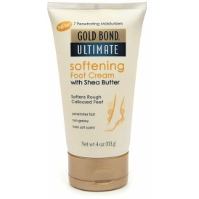 Gold Bond Ultimate Softening Foot Cream 4 oz (Pack of 4)
