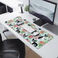 thumbnail image 2 of Long Mouse Pads for Desk,Boston Terriers and Pioneer Flower Desk Mats on Top Of Desks, Desk Mouse Pad Extra Large with 3mm Non-Slip Base and Stitched Edge for Gaming,Office,Work,Home 31.5"x11.8", 2 of 6