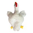 thumbnail image 1 of Gorro de peluche para niños y adultos, diseño de animales de dibujos animados, para juego de rol, con forma de gallo, 1 of 9