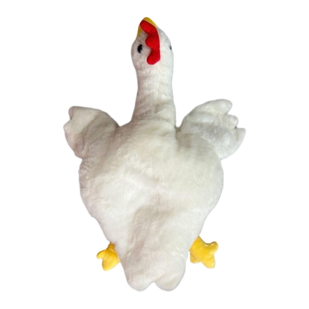 Gorro de peluche para niños y adultos, diseño de animales de dibujos animados, para juego de rol, con forma de gallo