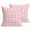 Pink, variant on Throw Pillow Covers 18x18 Inch Set of 2 Red Buffalo Plaid Decorative Pillows Cushion Case Soft Square Pillowcases Watercolor Check Stripes Throw Pillows for Couch Sofa Bed Chair Home Decor