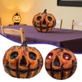thumbnail image 1 of JJKBVCLO Unique Desktop Ornament Decorative Pumpkin Figurine Perfect For Home Shelf Thanksgiving Fall Seasonal Display, 1 of 7