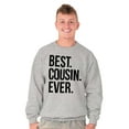thumbnail image 5 of Best Cousin Ever Family Relatives Sweatshirt for Men or Women Brisco Brands L, 5 of 6