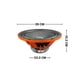 thumbnail image 2 of MEDIO RANGO WAR AUDIO BLACK BIRD 10" 4 OHMS 400w RMS, 2 of 2
