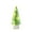 Green A, variant on 2.34In Clearance Christmas Decoration Colorful Christmas Tree Desktop Decoration Christmas Needles Small LED Illuminated Mini Christmas Tree
