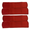 thumbnail image 3 of Colaxi Ensemble de 4 Pcs Support de Protection pour Tibia Ensemble de Protection de Soccer Portable pour Adultes Manchon de Compression Léger pour Cheville pour Basketball Rouge, 3 of 8
