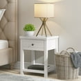 thumbnail image 2 of Living Essentials by Hillsdale Harmony Wood Accent Table, Matte White, 2 of 18
