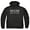 Black, variant on Women of Wrestling Official Single Color Logo Unisex Adult Pull-Over Hoodie,Charcoal, Medium